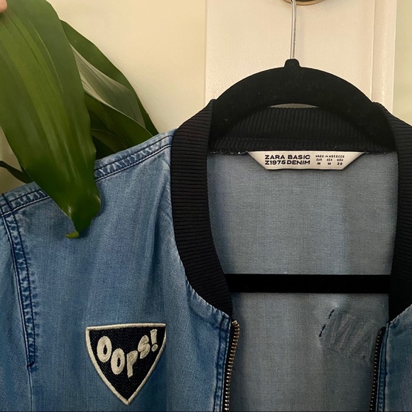 Zara basic denim jacket - Picture 2 of 6